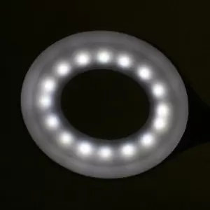 Lampada LED ad anello serpente bianco