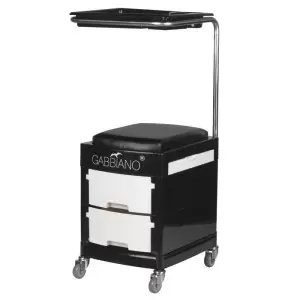 Helper - pedicure stool 16 plus black/white
