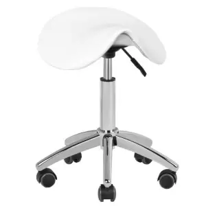 Taburete cosmético AM-302 blanco