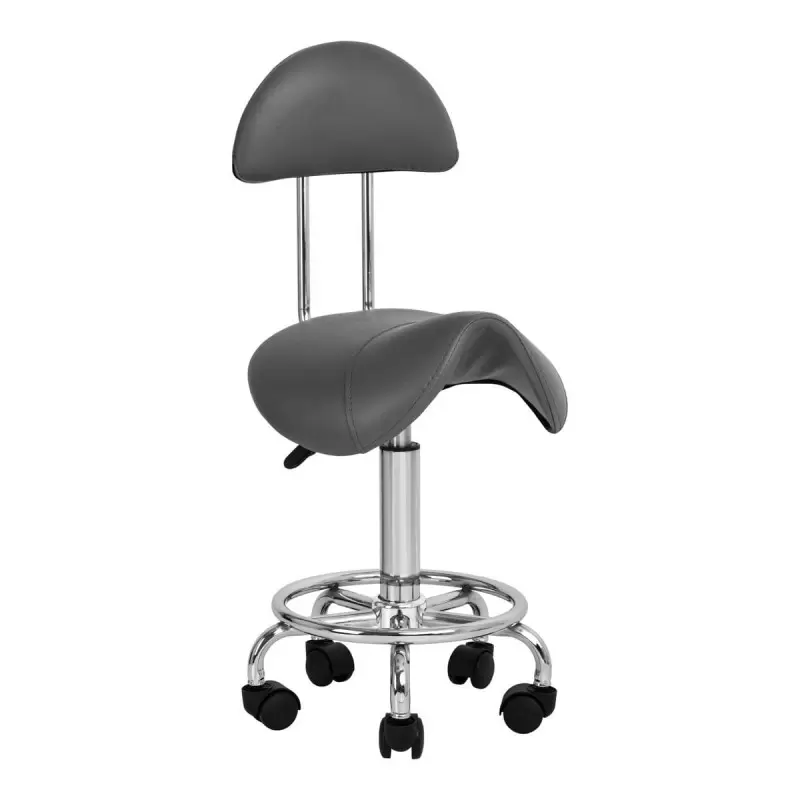 Kosmetinė taburetė 6001 pilka Kosmetinė taburetė 6001 pilka