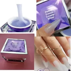 Гель для наращивания Perfect French Creamy White 15мл