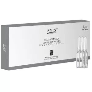 Syis ampulės su sraigių gleivių spiralės ekstrakto serumas 10 x 3 ml