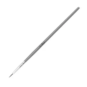 Šepetėlis dekoravimui MollyLac plastikinis sidabras 10mm Nr.00
