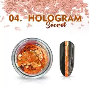 04 Nr. Nagų pudra Hologramos paslaptis