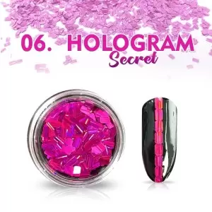 06 Nr. Nagų pudra Hologramos paslaptis