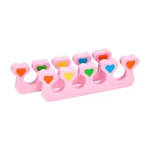 Séparateurs en mousse pour pédicure, coeurs 2 pcs.