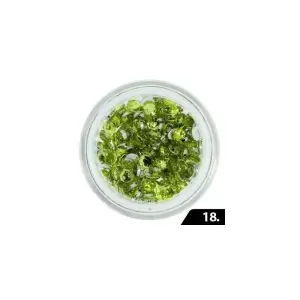 18. Stiklo imitacijos žirkonai - 3 mm - 200 vnt.
