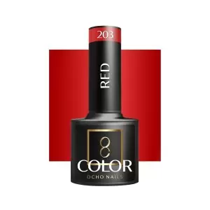 Red 203 OCHO NAILS 5g / Vernis à ongles gel UV/LED, 5 ml