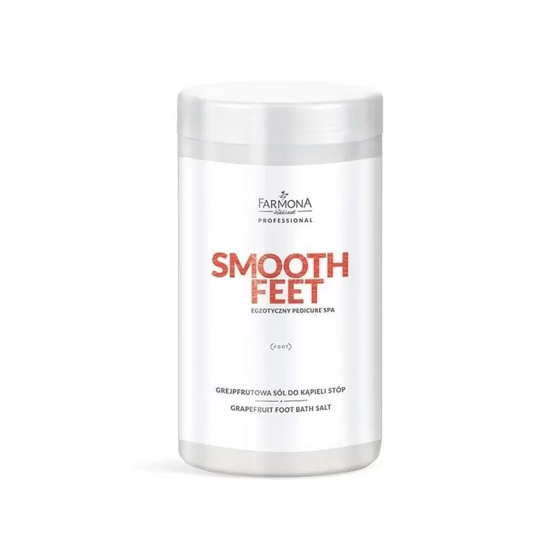 "Farmona Smooth Foot" greipfrutų pėdų druska 1400g "Farmona Smooth Foot" greipfrutų pėdų druska 1400g