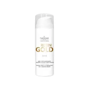 "Farmona Retin Gold" švelninantis ir šviesinantis kremas nuo senėjimo 150 ml