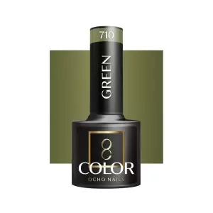 OCHO NAILS Zelený 710 UV gelový lak na nehty -5 g