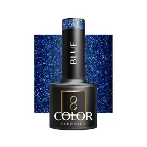 OCHO NAILS Blue 512 UV gelový lak na nehty -5 g