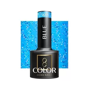 OCHO NAILS Vernis à ongles Gel UV bleu 508 -5 g