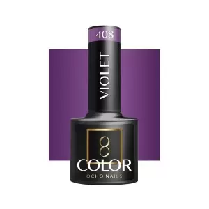 OCHO NAILS Fioletowy lakier do paznokci 408 UV Gel -5 g