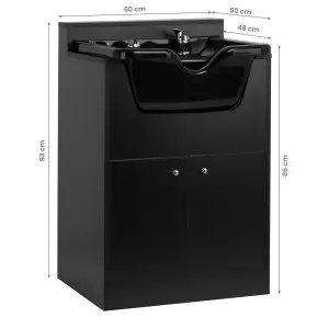 Gabbiano BB06 Kirpyklų plovimo stotis juoda