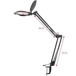 Светодиодная лампа-лупа MOONLIGHT 8013/6" LED SMD 5D ДЛЯ СТОЛА БЕЛЫЙ