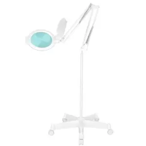LED šviečiantis mėnulio žibintas 8013/6' baltos spalvos su trikoju