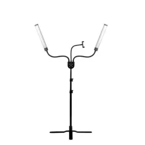 LED skropstu un grima lampa Pollux IV tips msp-mj-02 melna ar tālvadības pulti