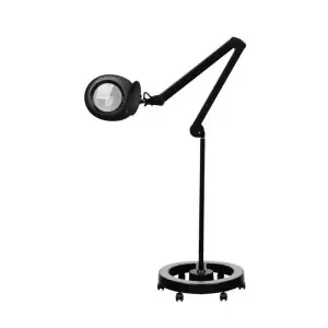 Elegante 6025 60 led smd 5d черная лампа с увеличительным стеклом и штативом
