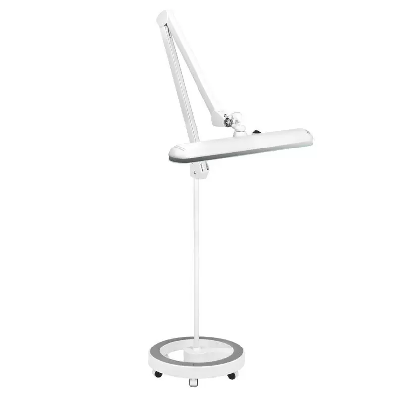 LED šviestuvas "Elegante 801-s" su standartiniu baltu stulpeliu LED šviestuvas "Elegante 801-s" su standartiniu baltu stulpeliu
