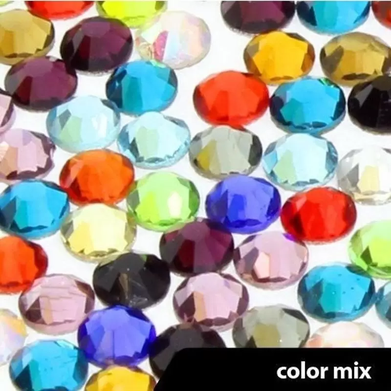 Stiklo nagų akmenukai SS3 Mix 50 vnt. Stiklo nagų akmenukai SS3 Mix 50 vnt.