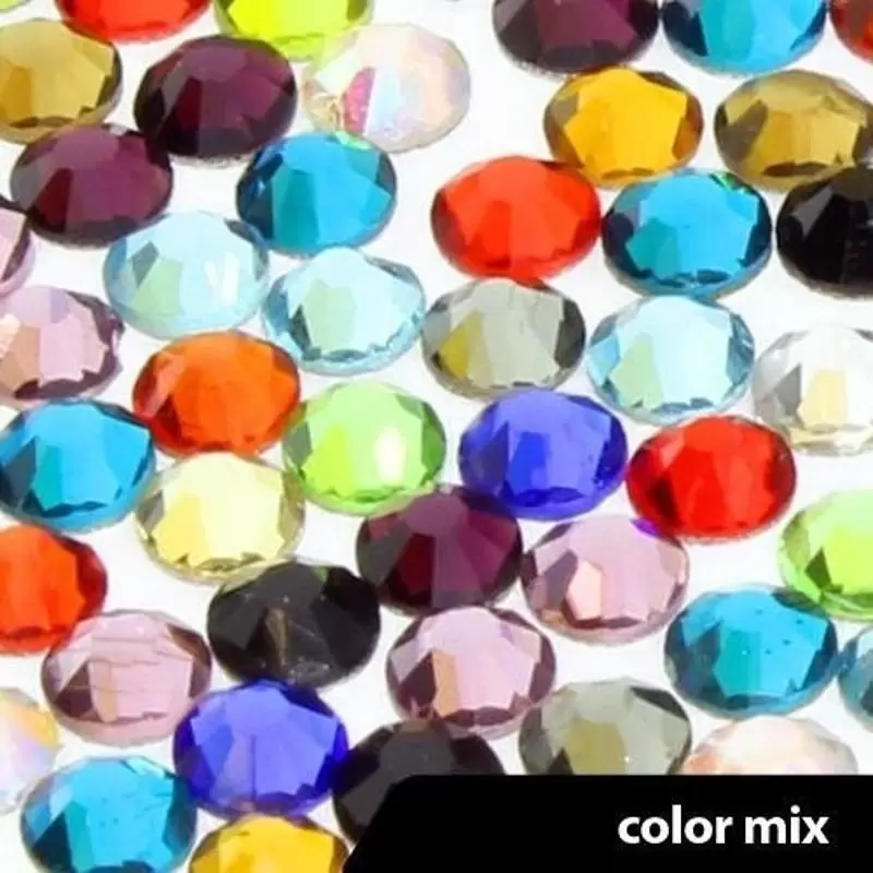 Stiklo nagų akmenukai SS5 Mix 50 vnt. Stiklo nagų akmenukai SS5 Mix 50 vnt.