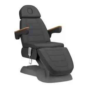 Elektrinė kosmetinė kėdė SILLON Lux 3 varikliai, pilka, pilkas pagrindas