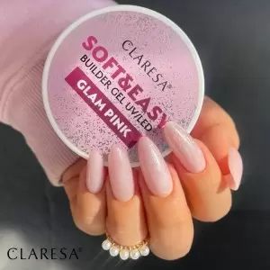 Claresa "Glam Pink" 90 g gel-opbygning