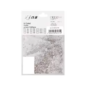 Stiklo nagų akmenukai SS5 Crystal 1440 vnt. pakuotė