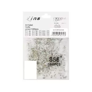 Стеклянные стразы для ногтей SS6 Crystal AB 1440 шт в упаковке