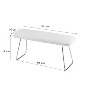 Manikiūro stovas MOMO 4-M baltas