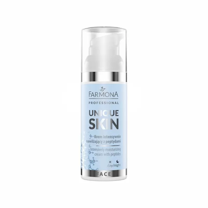 "Farmona unique skin" intensyviai drėkinamasis kremas su peptidais 50 ml "Farmona unique skin" intensyviai drėkinamasis kremas su peptidais 50 ml