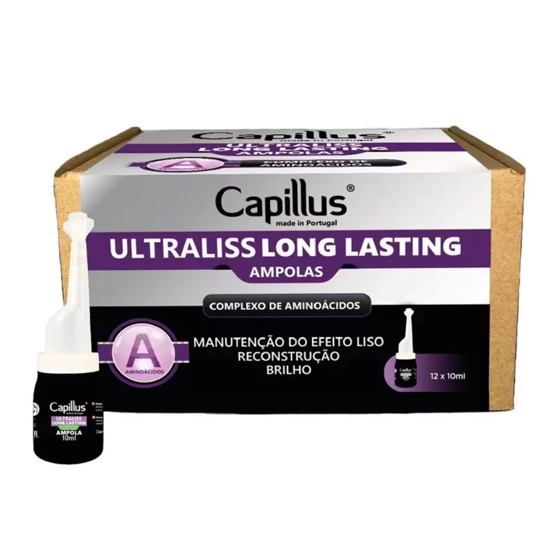 "Capillus ULTRALISS Long Lasting Ampola" - 12 dalių rinkinys "Capillus ULTRALISS Long Lasting Ampola" - 12 dalių rinkinys
