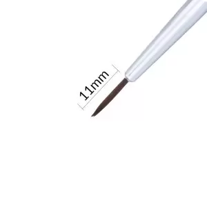 Plastikinis dekoravimo šepetėlis 11 mm ilgio