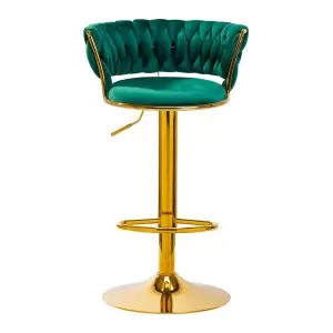 4Rico baro taburetė QS-B313a Green Velvet