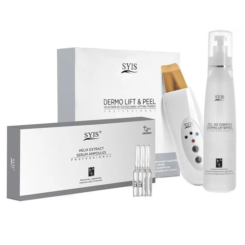 Скрабер для кожи Dermo Lift&Peel золотой шпатель + косметика Syis Скрабер для кожи Dermo Lift&Peel золотой шпатель + косметика Syis