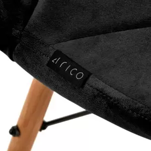 Скандинавский стул 4Rico QS-186 черный бархат
