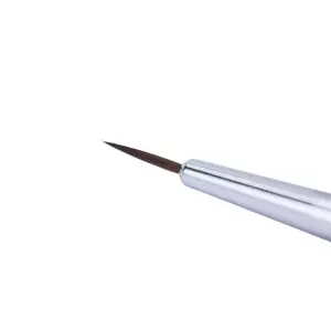 Baltas plastikinis dekoravimo šepetėlis 10 mm ilgio Molly