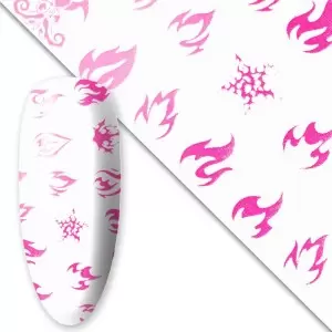 Perdavimo plėvelė Luminous Flames 100 cm, šviečianti UV spinduliuose Nr.: 5