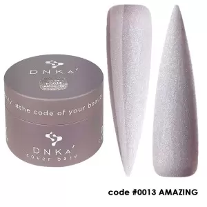 0013 DNKa Cover Base 30 ml (нежно-серый с шиммером)