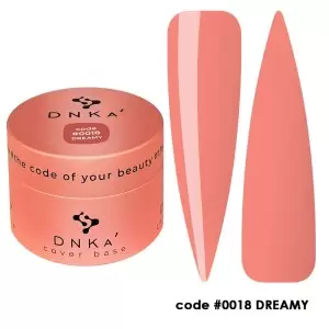 0018 DNKa Cover Base 30 ml (кораллово-персиковый)