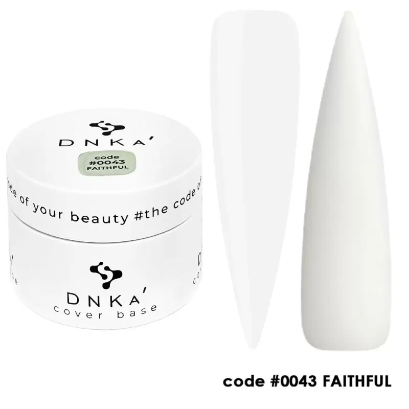 0043 DNKa Cover Base 30 ml (молочный белый) 0043 DNKa Cover Base 30 ml (молочный белый)