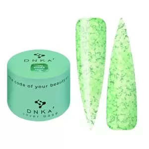 0069 DNKa Cover Base 30 ml (зелёный с многоугольниками)