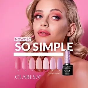 So simple 4 CLARESA / Gelinis nagų lakas 5ml