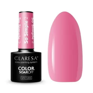 So simple 2 CLARESA / Gelinis nagų lakas 5ml