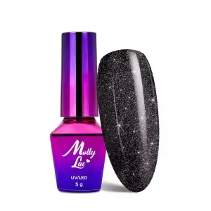 Top no wipe Hollywood MollyLac Star с частицами 5ml