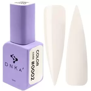 DNKa Gelinis nagų lakas 0002 (dramblio kaulo spalvos, emalė), 12 ml