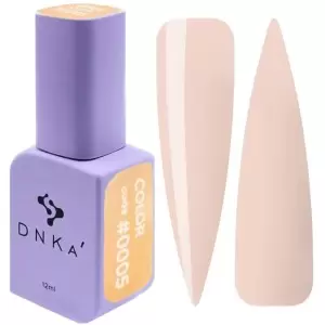 DNKa Гель-лак для ногтей 0005 (бежево-персиковый, эмаль), 12 мл