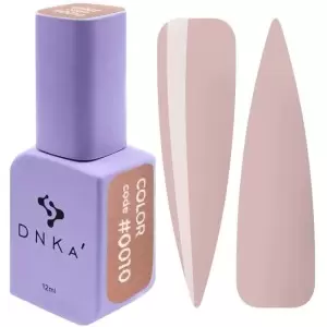 DNKa Гель-лак для ногтей 0010 (кофе с молоком, эмаль), 12 мл
