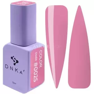 DNKa Гель-лак для ногтей 0025 (темно-розовый, эмаль), 12 мл